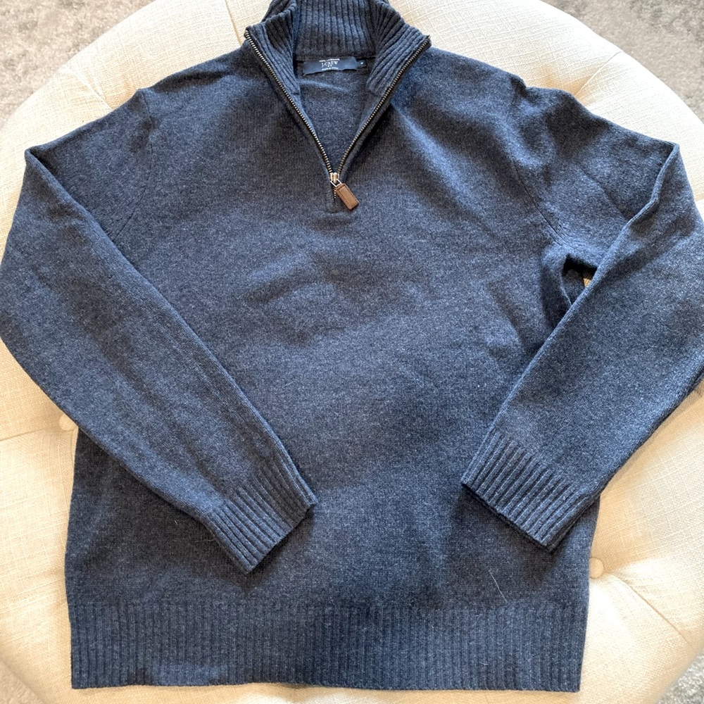 J Crew Quarter Zip Sweater
